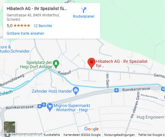 HIbatech Adresse Google Maps